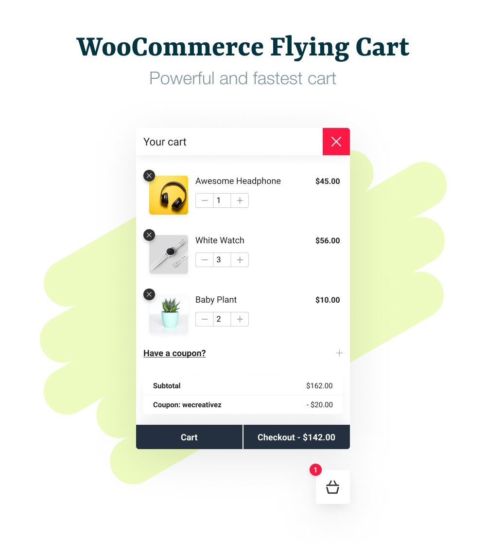 WooCommerce Flying Cart