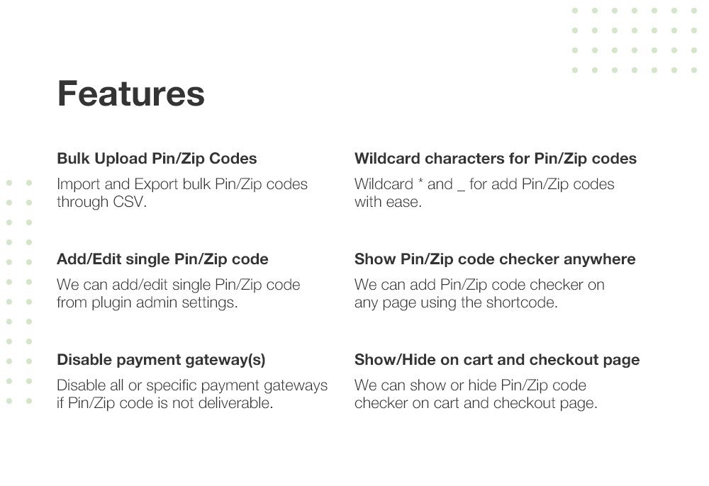 WooCommerce Pincode/ Zipcode Checker