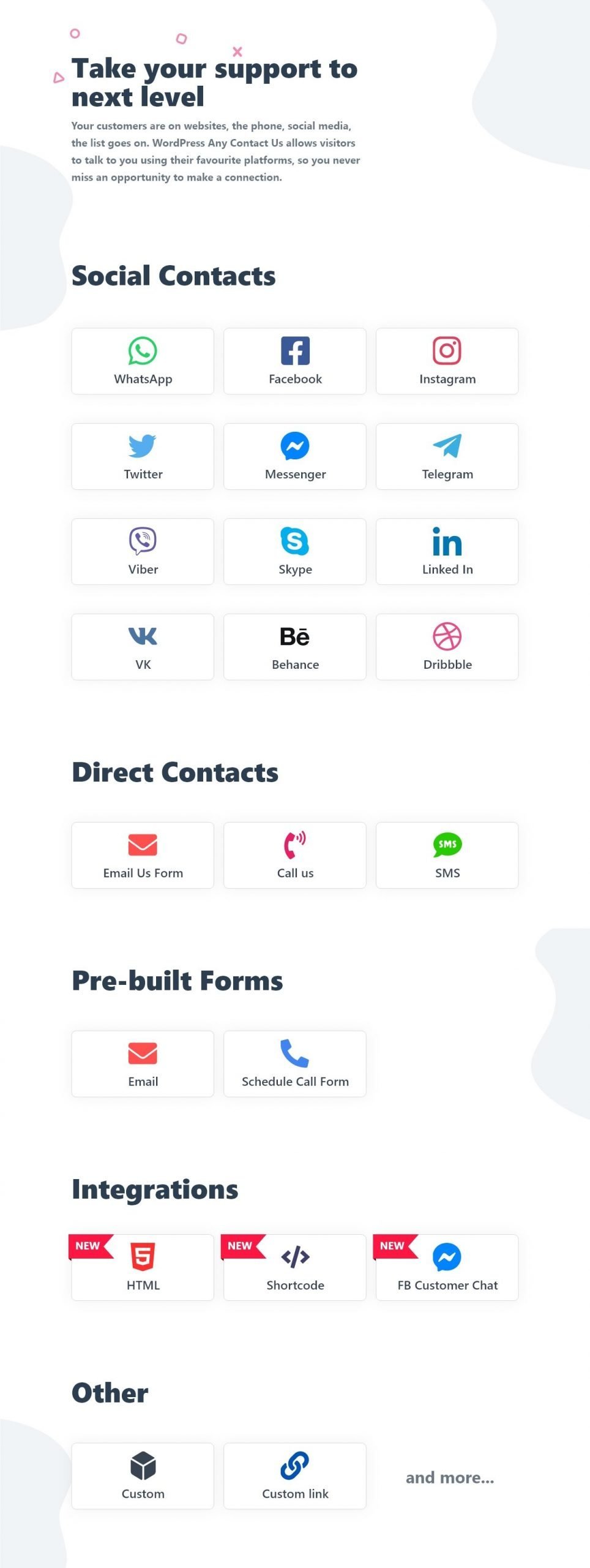 WordPress Any Contact Us